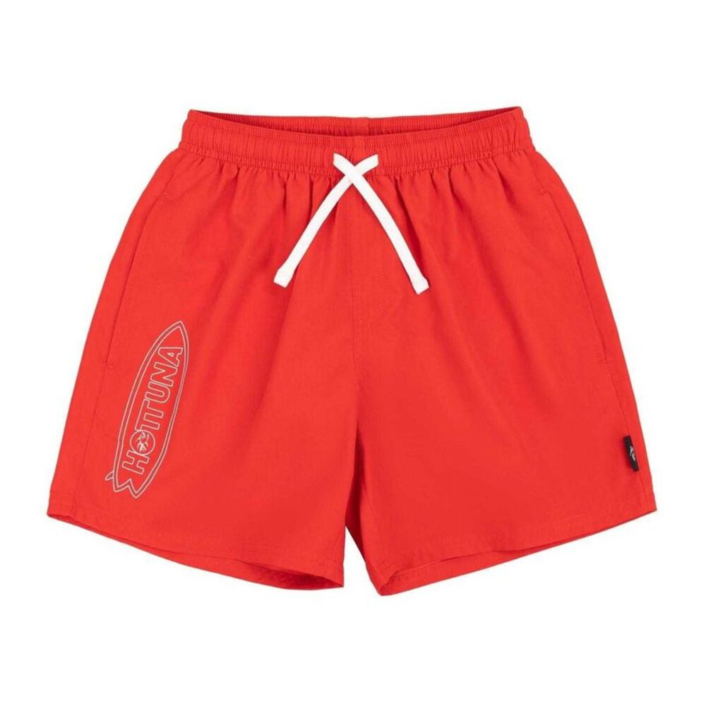 Hot Tuna Mens Regular Swim Shorts / Red
